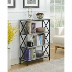 42" Tucson 4 Tier Bookcase Faux Birch - Breighton Home -Bookshelves Sales Shop unnamed file 2510
