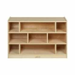 ECR4Kids Birch Medium Cubby Block Storage Unit with Rolling Casters, Kids Mobile Toy Organizer -Bookshelves Sales Shop unnamed file 252