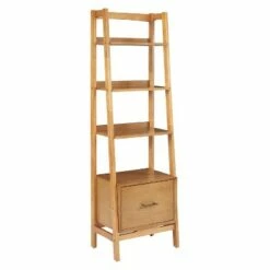 70" Landon Small Bookcase - Crosley White -Bookshelves Sales Shop unnamed file 2536