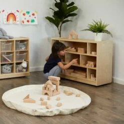 ECR4Kids Birch Medium Cubby Block Storage Unit with Rolling Casters, Kids Mobile Toy Organizer -Bookshelves Sales Shop unnamed file 255