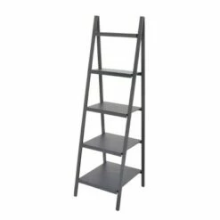 Wood Ladder Bookshelf - Olivia & May Gray -Bookshelves Sales Shop unnamed file 2551