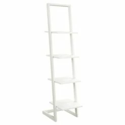 56" Designs2Go 4 Tier Ladder Bookshelf - Breighton Home Faux Birch/black -Bookshelves Sales Shop unnamed file 2569