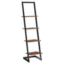56" Designs2Go 4 Tier Ladder Bookshelf - Breighton Home Faux Birch/black -Bookshelves Sales Shop unnamed file 2570