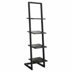 56" Designs2Go 4 Tier Ladder Bookshelf - Breighton Home Faux Birch/black -Bookshelves Sales Shop unnamed file 2571