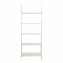 72.25" Brookings Ladder Bookshelf White - OSP Home Furnishings