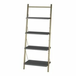 64.13" Nova 4 Shelf Ladder Bookcase Gray - CosmoLiving by Cosmopolitan -Bookshelves Sales Shop unnamed file 2644
