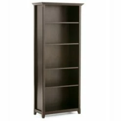 Halifax 5 Shelf Bookshelf - WyndenHall Golden Brown -Bookshelves Sales Shop unnamed file 2654