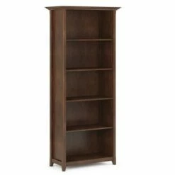 Halifax 5 Shelf Bookshelf - WyndenHall Golden Brown -Bookshelves Sales Shop unnamed file 2657
