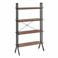 Connection 4-Tier Bookshelf - Buylateral Walnut -Bookshelves Sales Shop unnamed file 2669