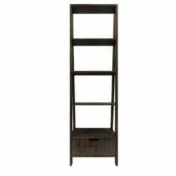4 Shelf Wooden Ladder Bookcase with Bottom Drawer - The Urban Port White 12 4 Shelf Wooden Ladder Bookcase with Bottom Drawer - The Urban Port White -Bookshelves Sales Shop unnamed file 2698