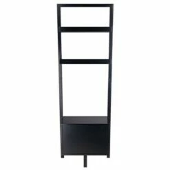 69.36" Bellamy Leaning Shelf with Storage Black - Winsome 13 69.36" Bellamy Leaning Shelf with Storage Black - Winsome -Bookshelves Sales Shop unnamed file 2703