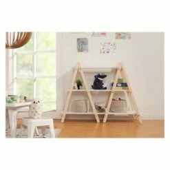 Babyletto Dottie Bookcase - White/Washed Natural