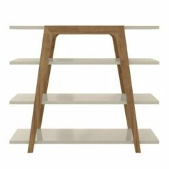 Gowanus Ladder Bookcase - Manhattan Comfort Off White -Bookshelves Sales Shop unnamed file 2761