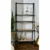 Olivia & May 56" A Frame Bookshelf with 4 Shelves Black - Olivia & May 2 Olivia & May 56" A Frame Bookshelf with 4 Shelves Black - Olivia & May -Bookshelves Sales Shop unnamed file 2773