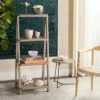 49.6" Deitria Three Tier Shelf - Light Gray - Safavieh