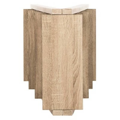 49.6" Deitria Three Tier Shelf - Light Gray - Safavieh 6 49.6" Deitria Three Tier Shelf - Light Gray - Safavieh - Image 4