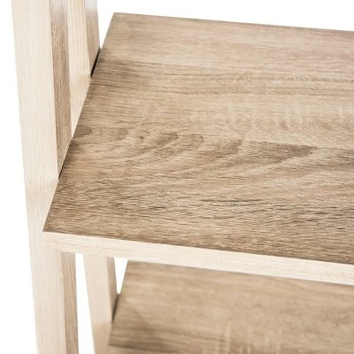 49.6" Deitria Three Tier Shelf - Light Gray - Safavieh 9 49.6" Deitria Three Tier Shelf - Light Gray - Safavieh - Image 7