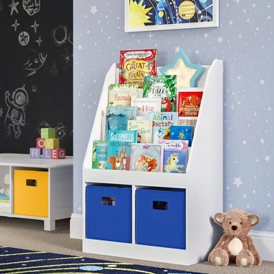 Kids' Bookrack with 2 Cubbies - RiverRidge Home 3 Kids' Bookrack with 2 Cubbies - RiverRidge Home