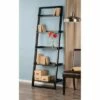 74.65" Bailey Leaning Shelf Black Finish - Winsome -Bookshelves Sales Shop unnamed file 2833