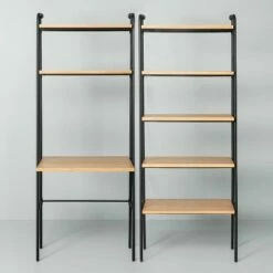 Hearth & Hand W/Magnolia Furniture Wood & Wire Ladder Bookshelf - Hearth & Hand™ with Magnolia -Bookshelves Sales Shop unnamed file 2847