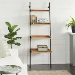 Olivia & May Farmhouse Wood Wall Shelf - Olivia & May