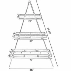 Vintiquewise Large Ladder Triangular 3 Tier Metal Display Shelving Server Rack -Bookshelves Sales Shop unnamed file 2868