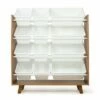Morgan Mid-Century 12 Bin Toy Storage Wood/White - Humble Crew -Bookshelves Sales Shop unnamed file 287