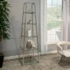 78.9" Stainless Steel Etagere Silver - Sagebrook Home -Bookshelves Sales Shop unnamed file 2893