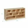 ECR4Kids Building Block Storage Cart - 9-Cubby Birch Cabinet on Casters, 48" H -Bookshelves Sales Shop unnamed file 290