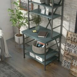 78" Lairg Bookcase - miBasics Antique White/black -Bookshelves Sales Shop unnamed file 2910