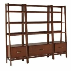 70.5" 3pc Landon Bookcase Set - Crosley White -Bookshelves Sales Shop unnamed file 2932