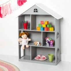 Dollhouse Bookcase - WildKin Pink