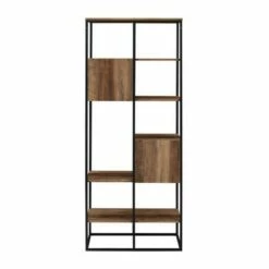 70" Modern Industrial 5 Shelf Bookcase Plant Stand - Saracina Home Gray Wash 15 70" Modern Industrial 5 Shelf Bookcase Plant Stand - Saracina Home Gray Wash -Bookshelves Sales Shop unnamed file 299