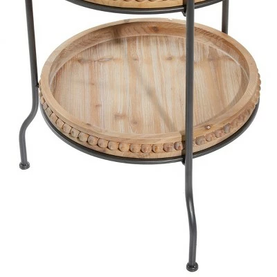 Olivia & May Traditional Metal Shelving Unit - Olivia & May 4 Olivia & May Traditional Metal Shelving Unit - Olivia & May - Image 2