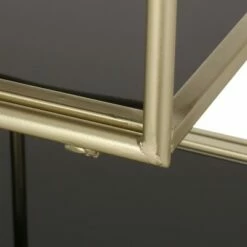 Cragin Contemporary 3 Shelf Circular Bookcase Black/Gold/Antique - Christopher Knight Home -Bookshelves Sales Shop unnamed file 3118