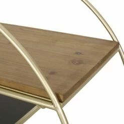 Cragin Contemporary 3 Shelf Circular Bookcase Black/Gold/Antique - Christopher Knight Home -Bookshelves Sales Shop unnamed file 3119