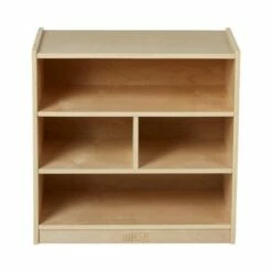 ECR4Kids Building Block Storage Cart - 4-Cubby Birch Cabinet on Casters, 24" H -Bookshelves Sales Shop unnamed file 312