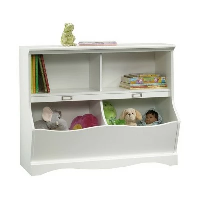 Twin Pogo Bookcase/Footboard Soft White Finish - Sauder 3 Twin Pogo Bookcase/Footboard Soft White Finish - Sauder