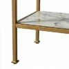 72" Marmo Large 5 Tier Display Shelf Faux Marble/Brass - Teamson Home -Bookshelves Sales Shop unnamed file 3150
