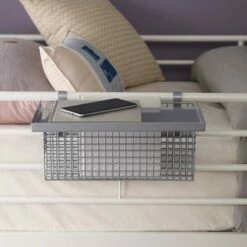 Universal Metal Bunk Bed Shelf Silver/Mesh - Saracina Home -Bookshelves Sales Shop unnamed file 3204