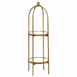 Olivia & May Glam Metal Shelving Unit Gold - Olivia & May