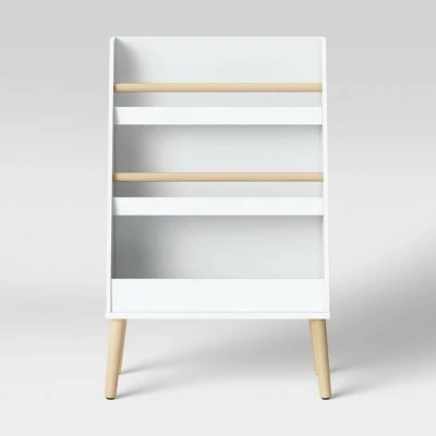 Modern Tall Three Shelf Bookshelf White - Pillowfort™ 4 Modern Tall Three Shelf Bookshelf White - Pillowfort™ - Image 2