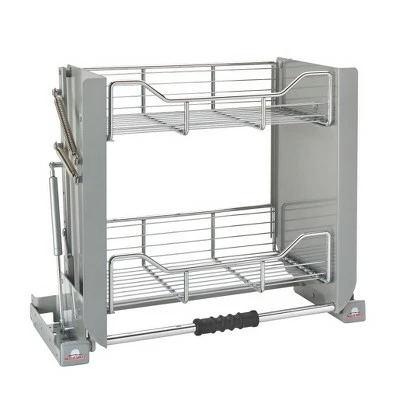 Rev-A-Shelf 5PD-24CRN 24-Inch Convenient Heavy-Duty 2-Tier Mounted Wall Cabinet Pull-Down Shelving System 8 Rev-A-Shelf 5PD-24CRN 24-Inch Convenient Heavy-Duty 2-Tier Mounted Wall Cabinet Pull-Down Shelving System - Image 6