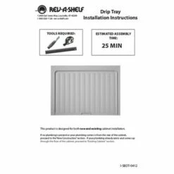 Rev-A-Shelf SBDT-2730 Under Sink Base Drip Tray Mat Shelf Liner for Kitchen Cabinets Protective Organization Accessory -Bookshelves Sales Shop unnamed file 3276