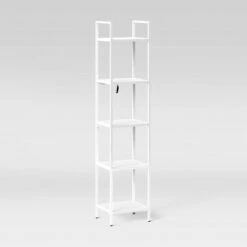 72" Loring Narrow Bookcase - Project 62™ White -Bookshelves Sales Shop unnamed file 3299