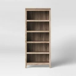72" Carson 5 Shelf Bookcase - Threshold™ Walnut Brown -Bookshelves Sales Shop unnamed file 3311