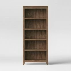 72" Carson 5 Shelf Bookcase - Threshold™ Walnut Brown -Bookshelves Sales Shop unnamed file 3313