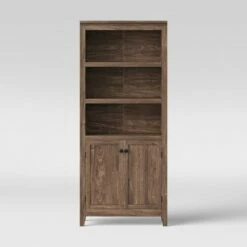 72" Carson 5 Shelf Bookcase with Doors - Threshold™ White -Bookshelves Sales Shop unnamed file 3345