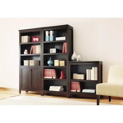 36" Carson 2 Shelf Bookcase - Threshold Black 3 36" Carson 2 Shelf Bookcase - Threshold Black