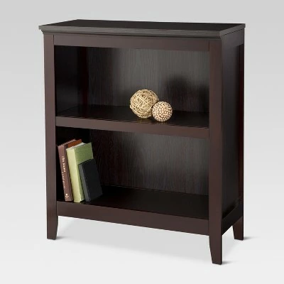 36" Carson 2 Shelf Bookcase - Threshold Black 7 36" Carson 2 Shelf Bookcase - Threshold Black - Image 5